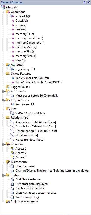 ElementBrowser
