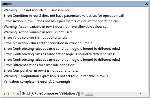 business rules examples