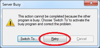 Switch-Retry Prompt