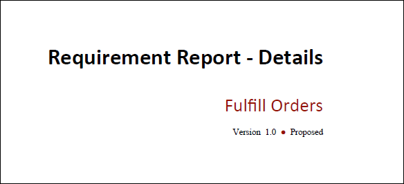 Outputting a requirements document to a PDF file in Sparx Systems Enterprise Architect.