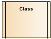 An active UML Class element. An active UML Class element.