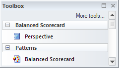 Balanced Scorecard toolbox for strategic modeling in Sparx Systems Enterprise Architect.