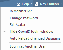 User info menu for model with security:
Remember Me
Change Password
Set Avatar
Log in as Another User User info menu for model with security:
Remember Me
Change Password
Set Avatar
Log in as Another User