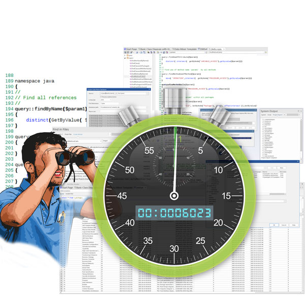 Search, Query and Inspect your Code Base with incredible speed and detail